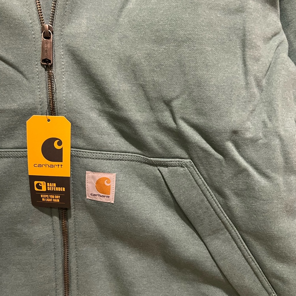 Carhartt RAIN DEFENDER® LOOSE FIT FLEECE-LINED LOGO GRAPHIC SWEATSHIRT - NWT - Picture 4 of 7
